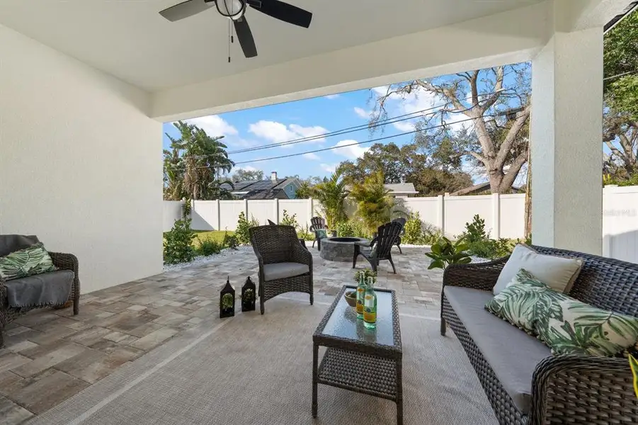 Exterior details and patio area of a home in , Dunedin (Image 4).