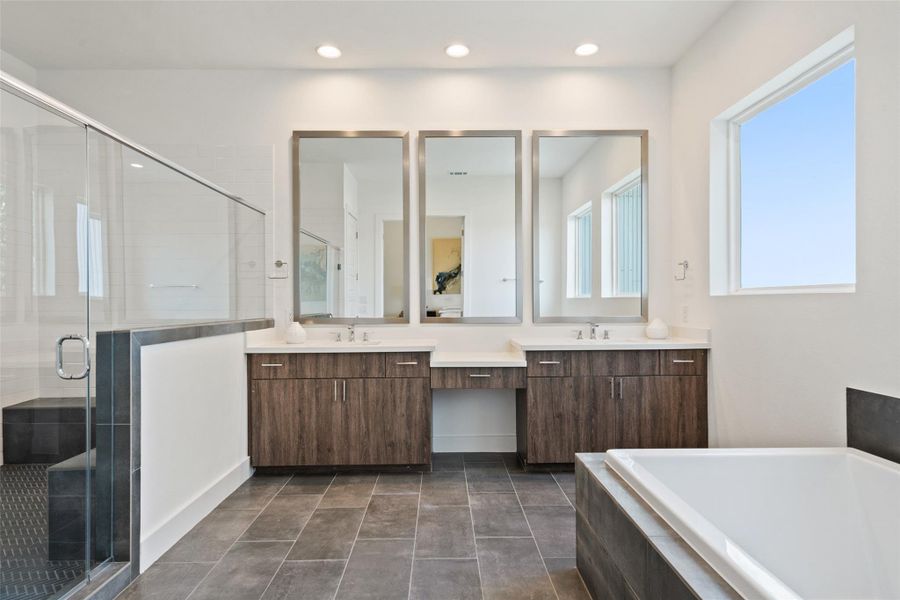 Furnished interior view inside a new home in Agave, Austin (Image 14). Furnished interior view inside a new home in Agave, Austin (Image 14).