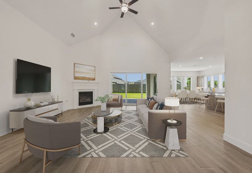 Homesite 7710 Great Room - Staged - 4 of 26