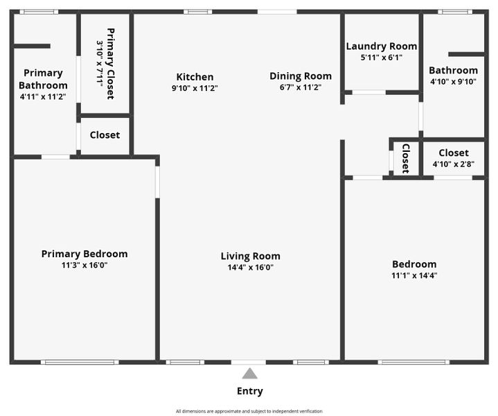 View of room layout
