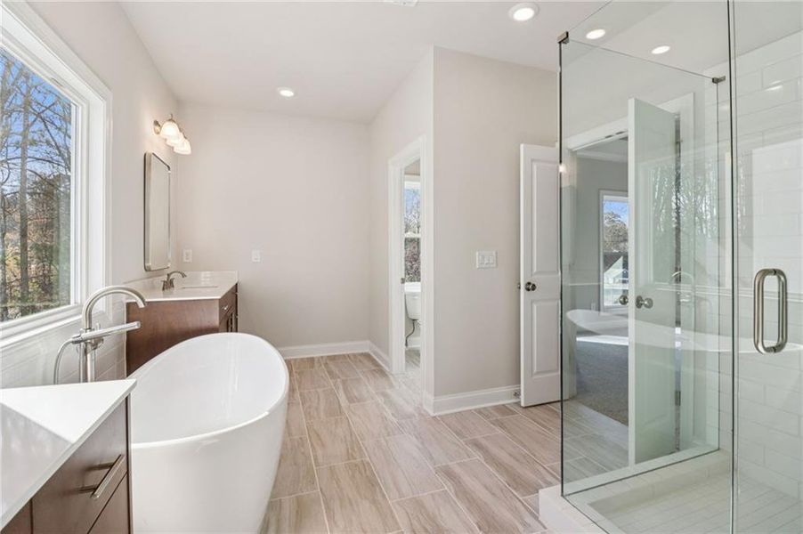Furnished interior view inside a new home in Brackley Single Family, Cumming (Image 14). Furnished interior view inside a new home in Brackley Single Family, Cumming (Image 14).