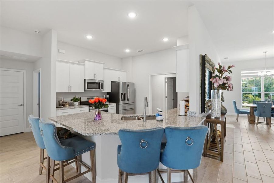 Furnished interior view inside a new home in South Gulf Cove, Port Charlotte (Image 32).