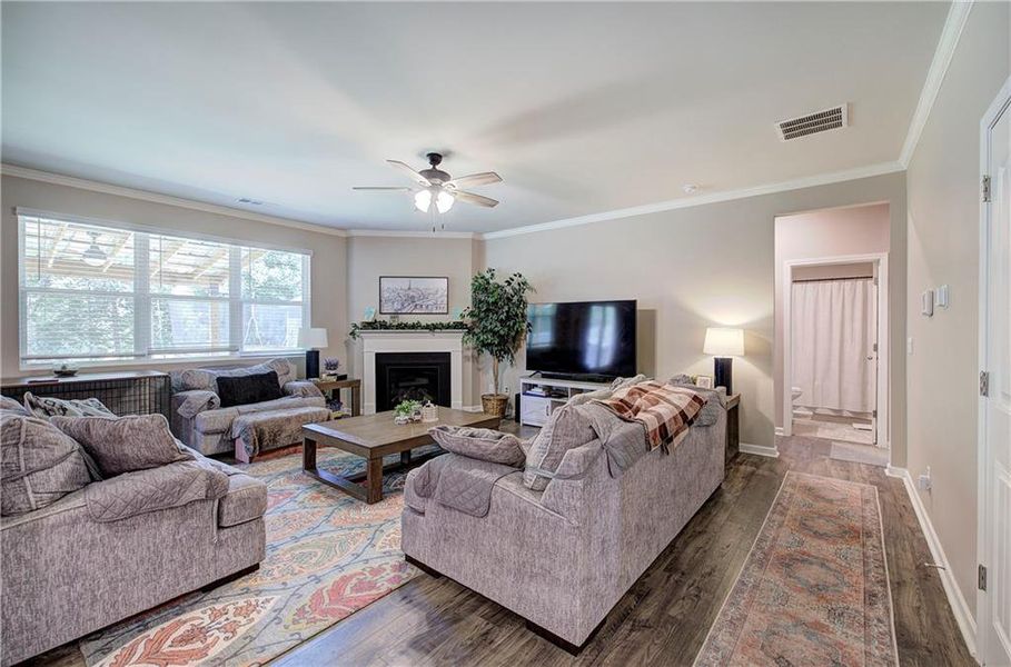 Furnished interior view inside a new home in , Cartersville (Image 29). Furnished interior view inside a new home in , Cartersville (Image 29).