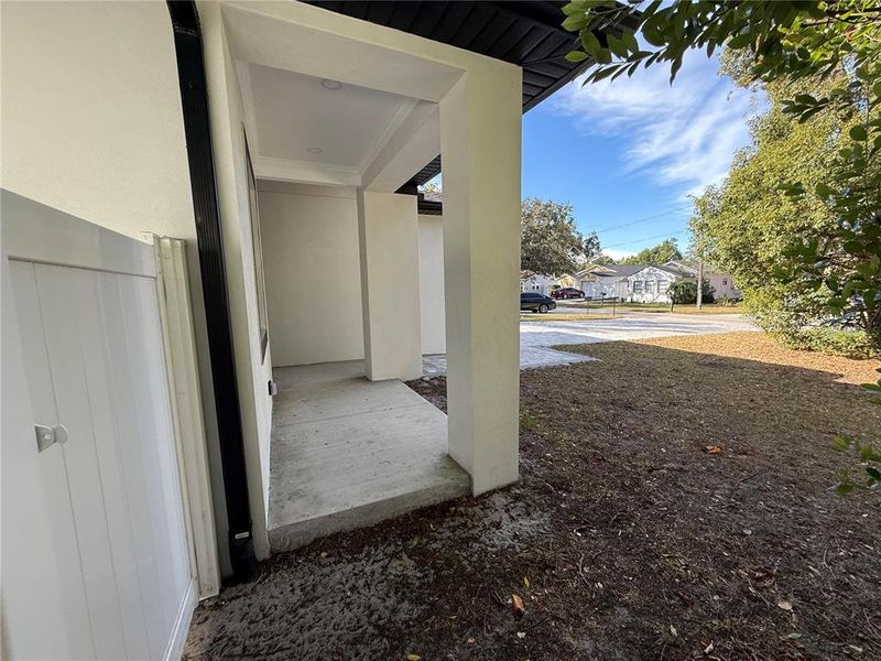 Exterior details and patio area of a home in , Tampa (Image 15). Exterior details and patio area of a home in , Tampa (Image 15).