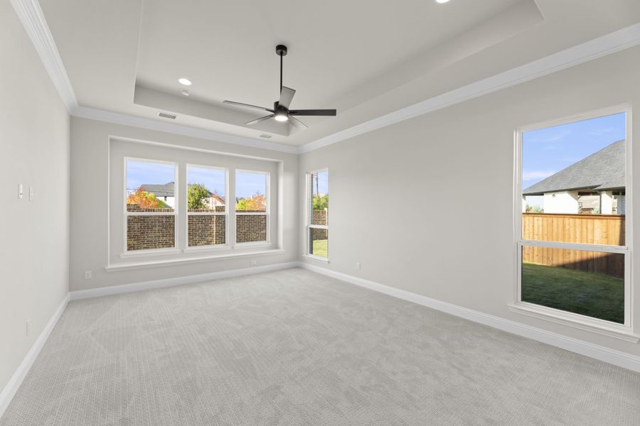 Representative unfurnished interior of a home built from the Cardiff by Windsor Homes in Nelson Lake Estates, Rockwall (Image 23).