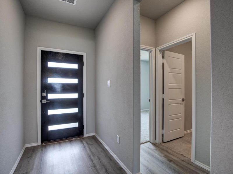 Representative unfurnished interior of a home built from the The Asheville E by Davidson Homes LLC in Hannah Heights, Seguin (Image 13). Representative unfurnished interior of a home built from the The Asheville E by Davidson Homes LLC in Hannah Heights, Seguin (Image 13).
