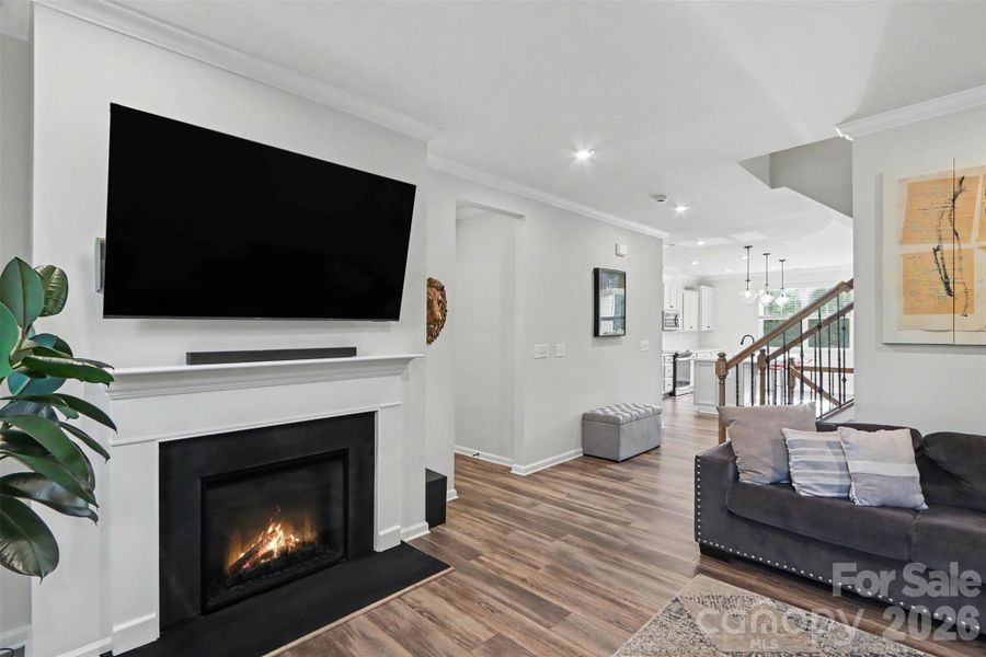 living room on 2nd floor