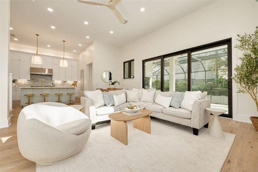 Furnished interior view inside a new home in , Tampa (Image 8).