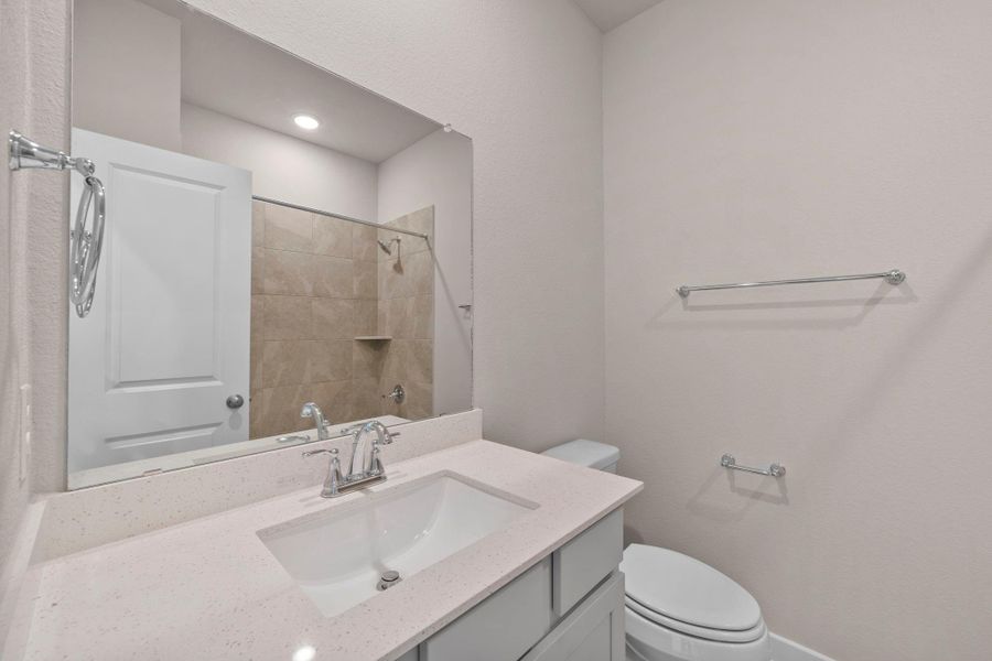 Furnished interior view inside a new home in Elyson 45' & 70', Katy (Image 5).