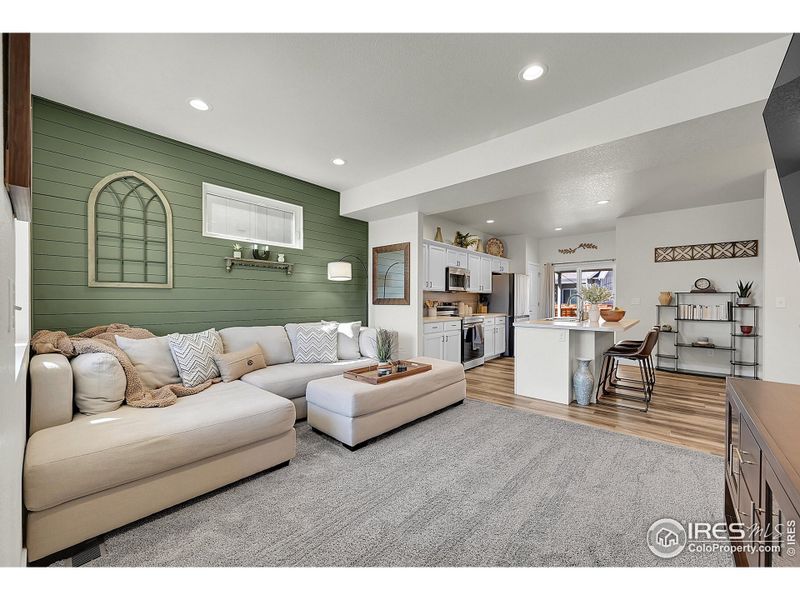 Living room with open layout