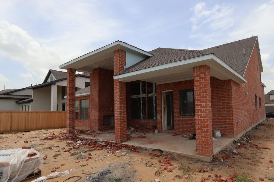 In-progress construction of a new home in Prairieland Village - Summit Collection, Cypress, TX (Image 10). In-progress construction of a new home in Prairieland Village - Summit Collection, Cypress, TX (Image 10).