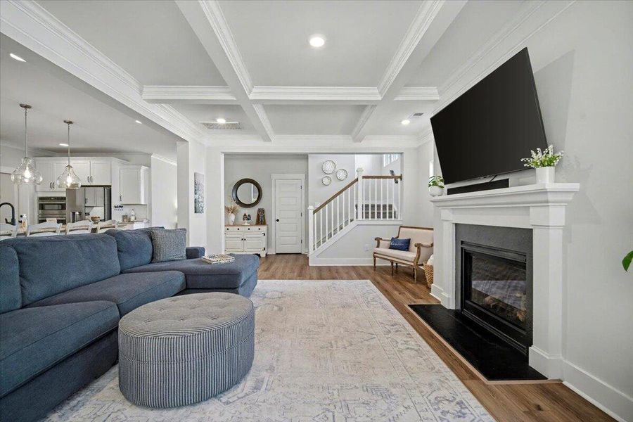 Furnished interior view inside a new home in Hewing Farms, Summerville (Image 7). Furnished interior view inside a new home in Hewing Farms, Summerville (Image 7).