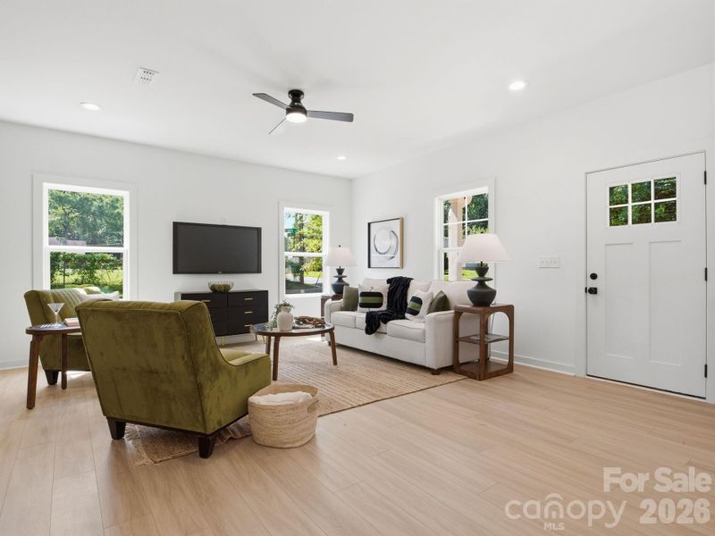 Furnished interior view inside a new home in , Charlotte (Image 32).