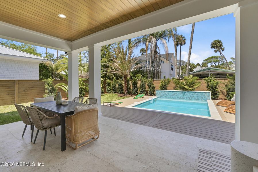 Exterior details and patio area of a home in , Atlantic Beach (Image 31).