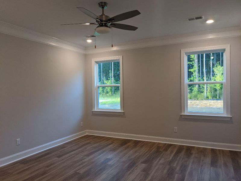 Spacious, unfurnished interior of a new home in The Enclave at French Quarter Creek, Huger (Image 15). Spacious, unfurnished interior of a new home in The Enclave at French Quarter Creek, Huger (Image 15).
