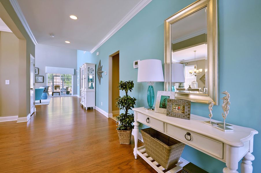 Furnished interior view inside a new home in , Summerville (Image 14). Furnished interior view inside a new home in , Summerville (Image 14).