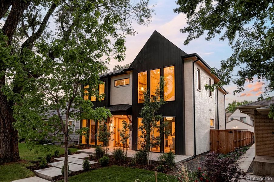Front exterior of a new home in , Denver, CO, highlighting curb appeal (Image 24). Front exterior of a new home in , Denver, CO, highlighting curb appeal (Image 24).