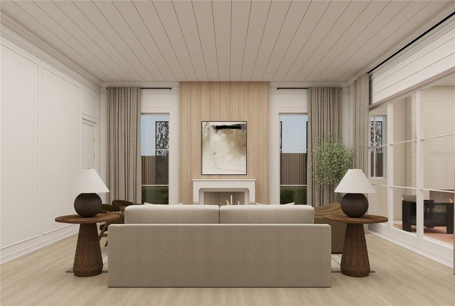 Furnished interior view inside a new home in , Winter Park (Image 5).