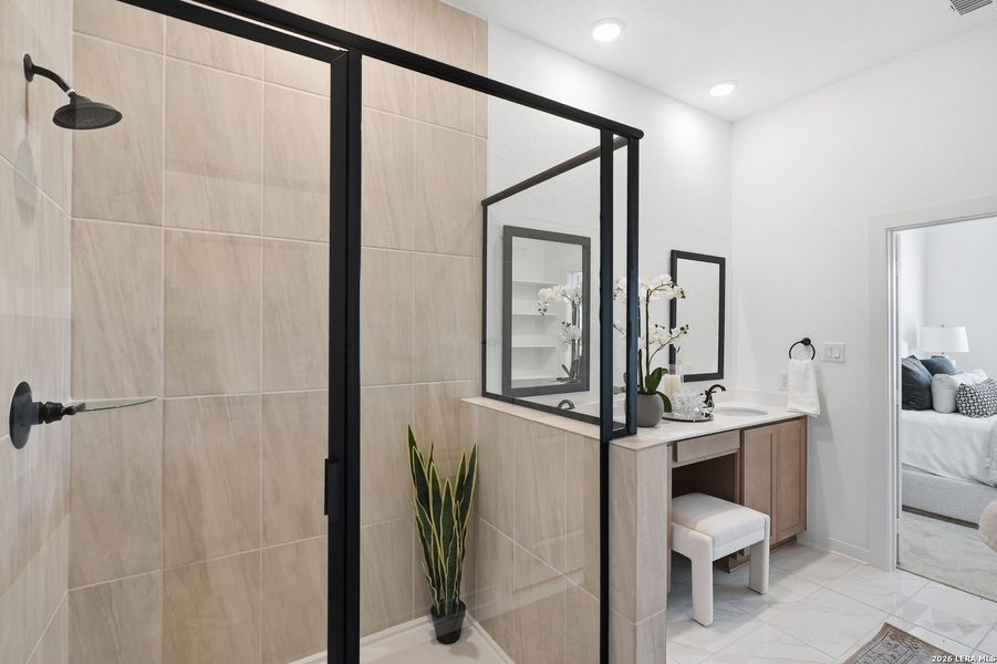 Furnished interior view inside a new home in The Crossvine, Schertz (Image 17).