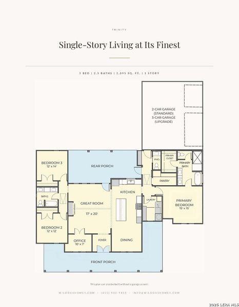 2D floor plan layout of this home in , Devine, TX (Image 3). 2D floor plan layout of this home in , Devine, TX (Image 3).