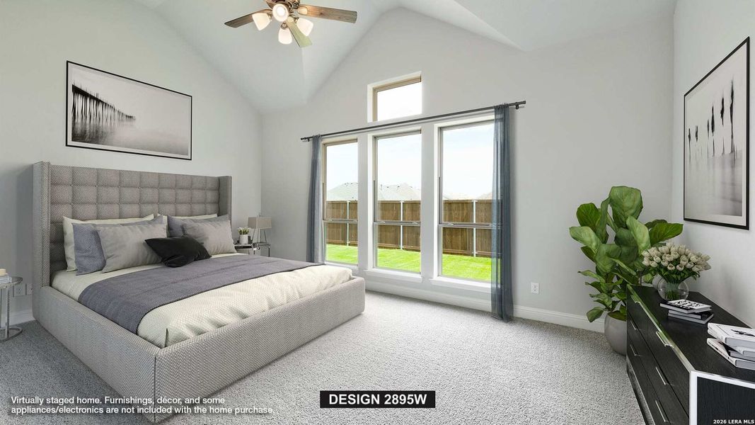 Furnished interior view inside a new home in Flat Creek, Castroville (Image 6).