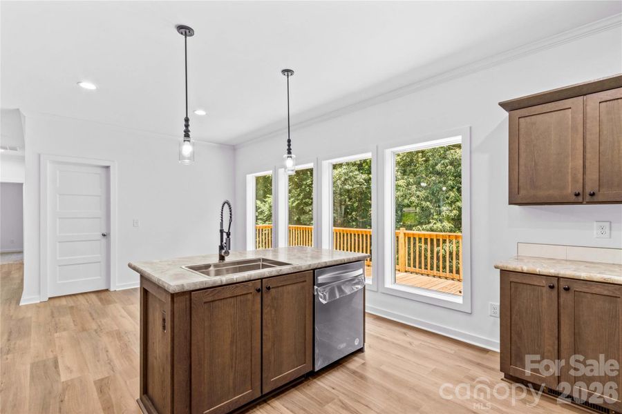 Furnished interior view inside a new home in , Mocksville (Image 11).