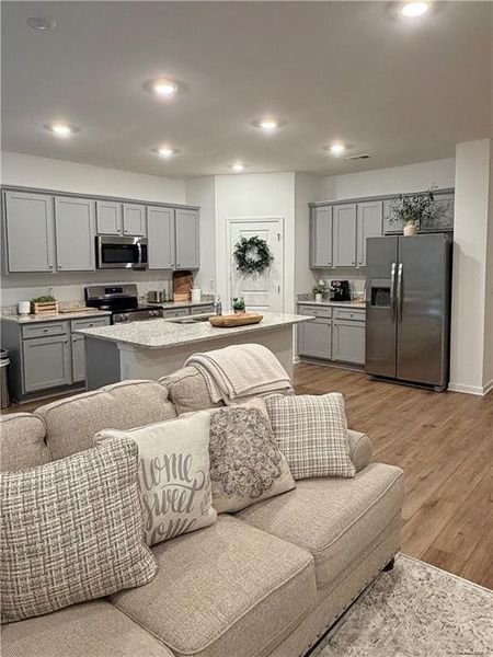 Furnished interior view inside a new home in , Adairsville (Image 7). Furnished interior view inside a new home in , Adairsville (Image 7).