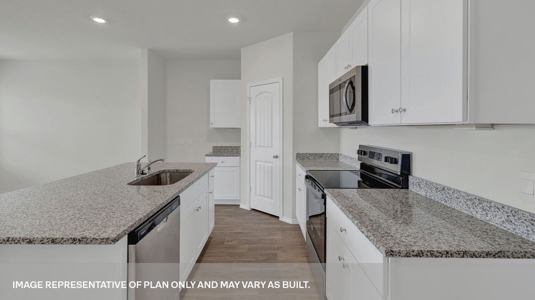 Furnished interior view inside a new home in Arroyo Ranch, Seguin (Image 9).