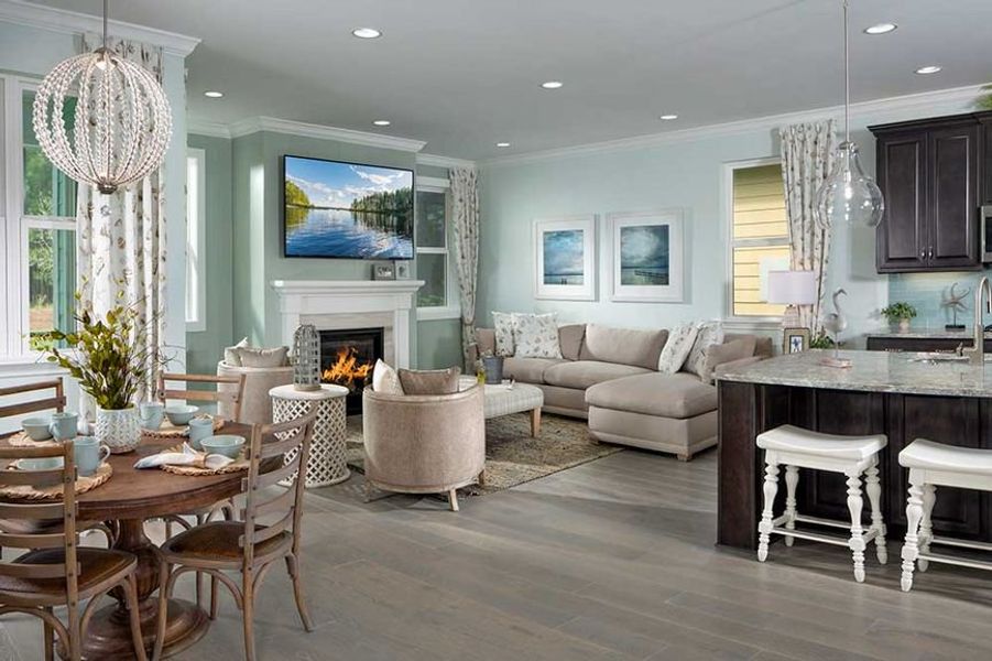 Representative furnished interior of a home built from the Trinidad by Minto Communities in Latitude Margaritaville Hilton Head, Hardeeville (Image 5). Representative furnished interior of a home built from the Trinidad by Minto Communities in Latitude Margaritaville Hilton Head, Hardeeville (Image 5).