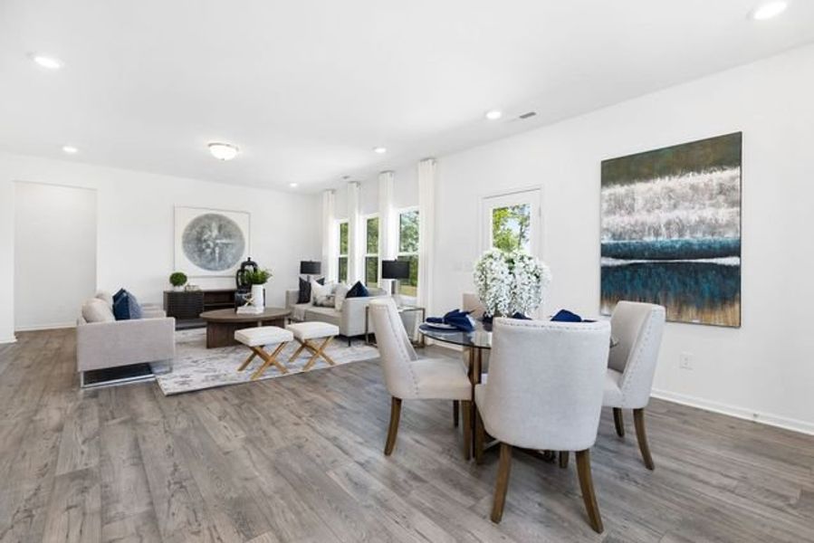 Representative furnished interior of a home built from the Ryker by True Homes in Autumn Ridge, High Shoals (Image 15).