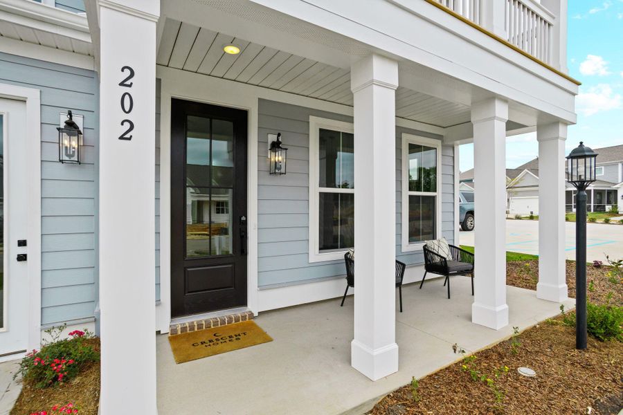 Exterior details and patio area of a home in Phillips Crossing, Ridgeville (Image 34).