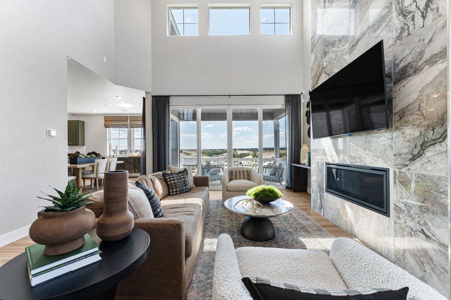 Representative furnished interior of a home built from the Windsor by Taylor Morrison in Macanta, Castle Rock (Image 12). Representative furnished interior of a home built from the Windsor by Taylor Morrison in Macanta, Castle Rock (Image 12).