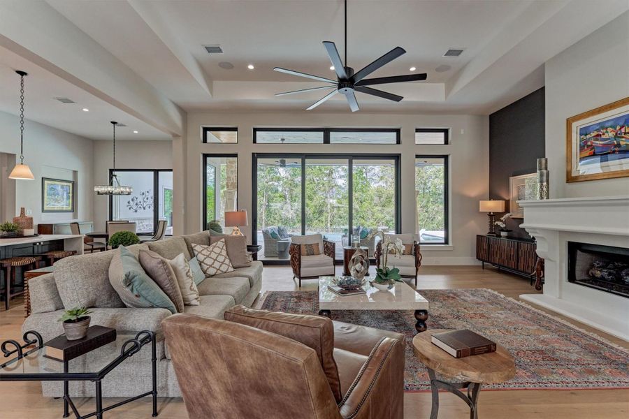 Furnished interior view inside a new home in , Montgomery (Image 8). Furnished interior view inside a new home in , Montgomery (Image 8).