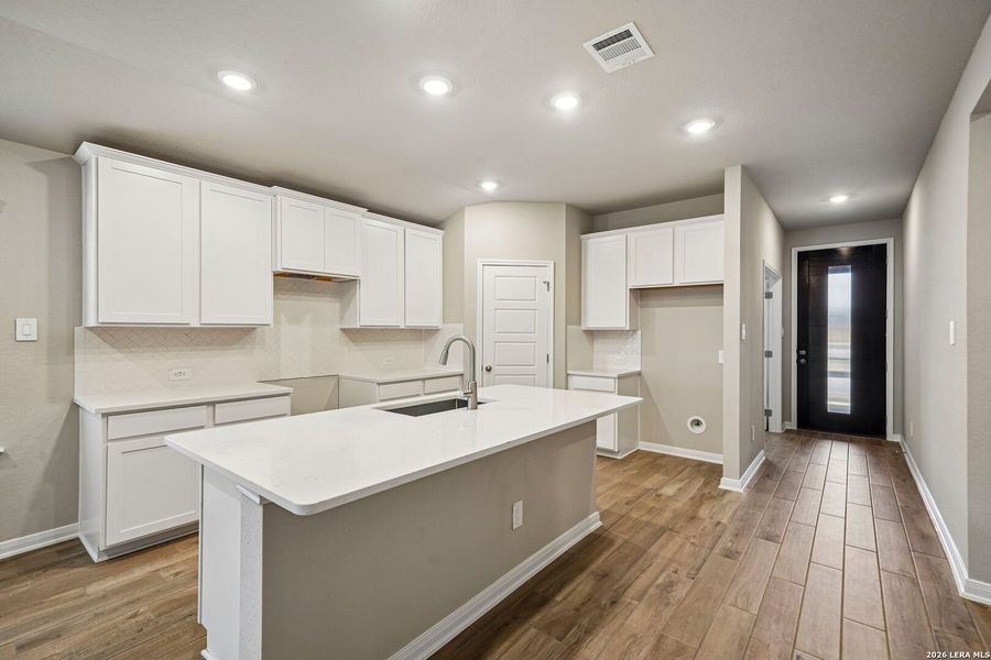 Furnished interior view inside a new home in Legendary Trails - Premier Series, Cibolo (Image 16). Furnished interior view inside a new home in Legendary Trails - Premier Series, Cibolo (Image 16).