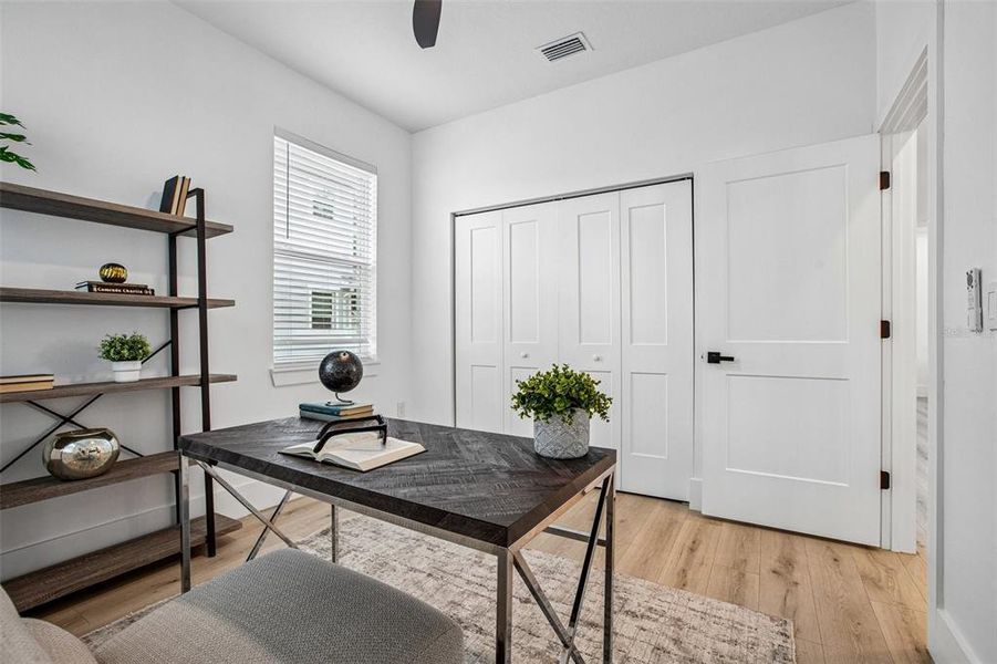 Furnished interior view inside a new home in , Tampa (Image 36).