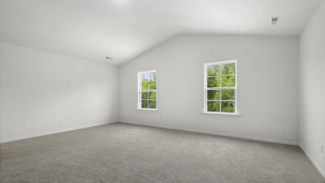 Spacious, unfurnished interior of a new home in Aspen Place, Thomasville (Image 21). Spacious, unfurnished interior of a new home in Aspen Place, Thomasville (Image 21).