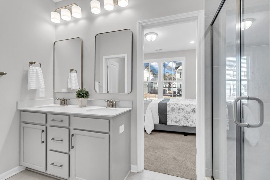 Furnished interior view inside a new home in , Summerville (Image 7).