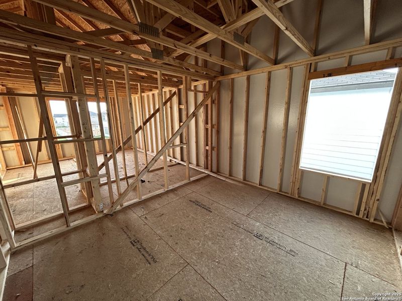 In-progress construction of a new home in Enclave at Hennersby Hollow 50's, San Antonio, TX (Image 23).