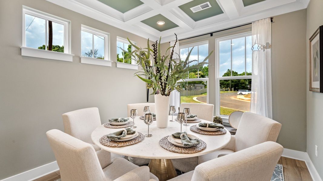 Representative furnished interior of a home built from the Finley by DRB Homes in Foxbank, Gray Court (Image 14).