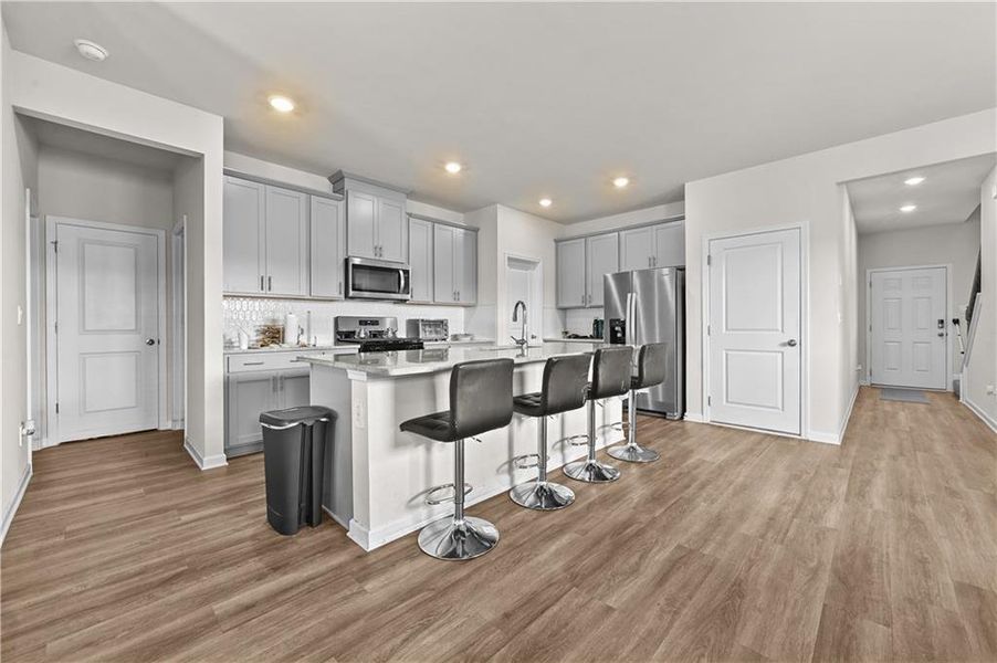 Furnished interior view inside a new home in Sweetwater Green - Royal Series, Lawrenceville (Image 13).