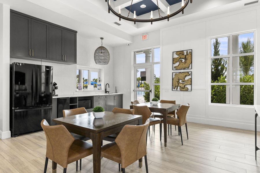 Furnished interior view inside a new home in , Port St. Lucie (Image 16).