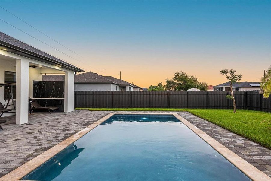 Exterior details and patio area of a home in , Cape Coral (Image 22).