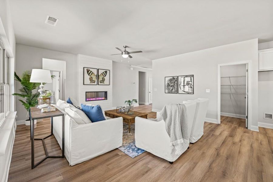 Furnished interior view inside a new home in , Homer (Image 23).