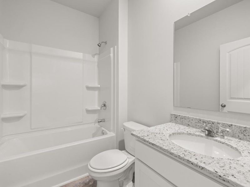 Furnished interior view inside a new home in Parkside at Carter Grove, Cartersville (Image 10).