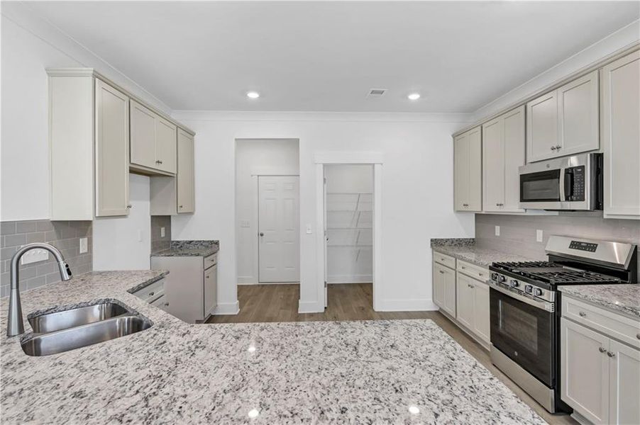 Furnished interior view inside a new home in Villas at Dawsonville, Dawsonville (Image 15).