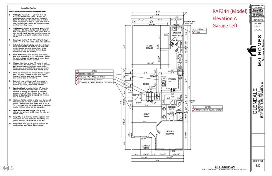 RAF344 - Glendale A - Model Info Packet_