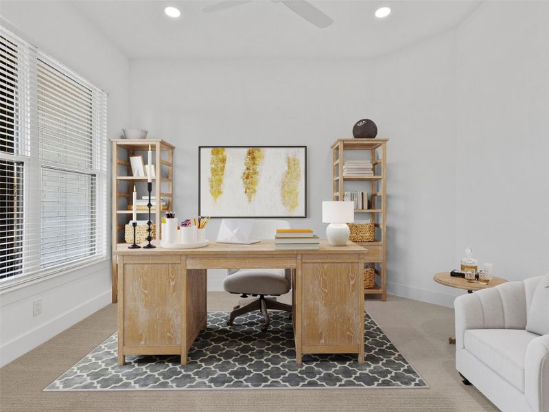 Furnished interior view inside a new home in , Smithville (Image 8).