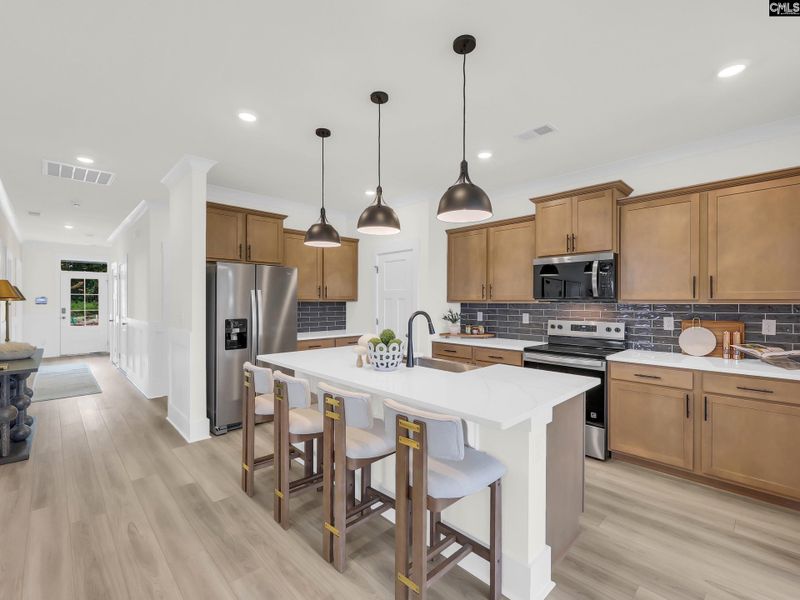 Furnished interior view inside a new home in Raglins Creek, Lugoff (Image 2).