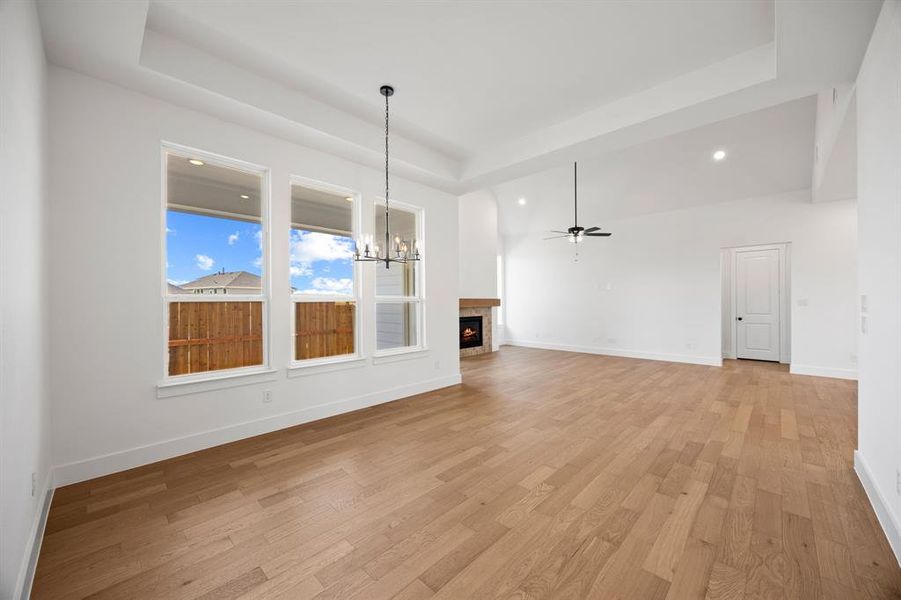 Spacious, unfurnished interior of a new home in The Heights at Uptown Celina, Celina (Image 19).