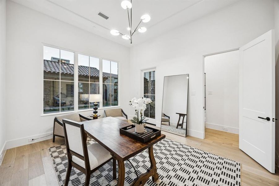 Furnished interior view inside a new home in , Westlake (Image 9). Furnished interior view inside a new home in , Westlake (Image 9).